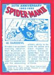 Daredevil card (back)