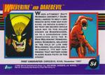 Daredevil card (back)