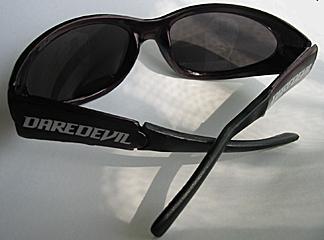 back of DD sunglasses