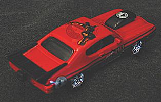 JL DD car - 72 GTO Pro Stock - rear view