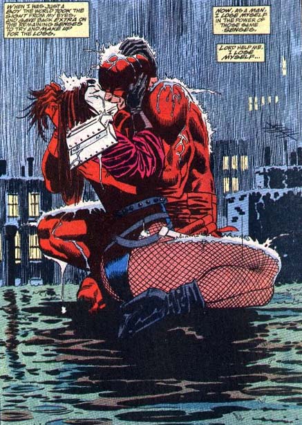 Daredevil Kissing Electra