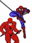 Daredevil & Spidey fan art