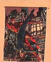 Daredevil felt wall hanging