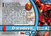 Daredevil card (back)