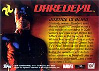 Daredevil movie card (back)
