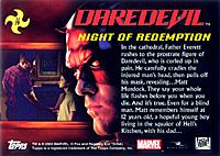 Daredevil movie card (back)