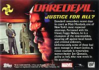 Daredevil movie card (back)