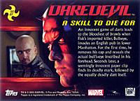 Daredevil movie card (back)