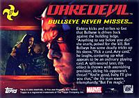 Daredevil movie card (back)