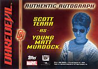 Daredevil chase card (back)