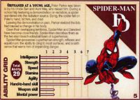 Daredevil card (back)