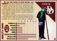 Daredevil card (back)