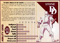 Daredevil card (back)