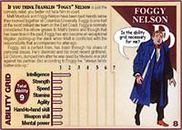 Daredevil card (back)