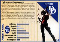 Daredevil card (back)