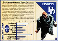 Daredevil card (back)