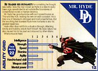 Daredevil card (back)