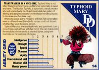 Daredevil card (back)