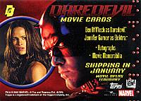 Daredevil movie card (back)