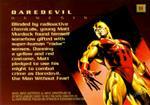 Daredevil card (back)