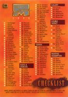 Checklist card (back)