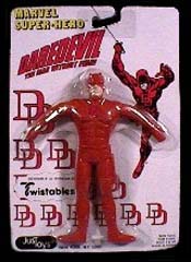 Daredevil figure on card