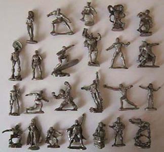 pewter figure set