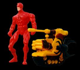 Daredevil figure plus web tank