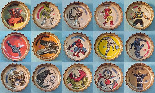 Marvel Bottle Caps | Ricky Remembers