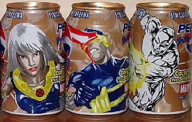 Spanish Pepsi cans - other characters