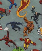 Superhero wrapping paper