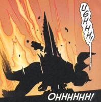Daredevil impaled
