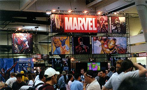Marvel Booth at Comic-Con