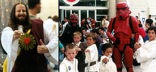 Star Wars crew and Buddy Jesus