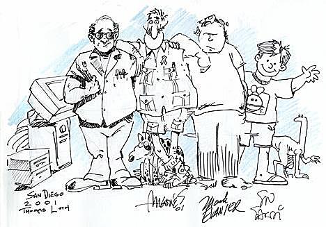 Self portrait by the Groo Crew