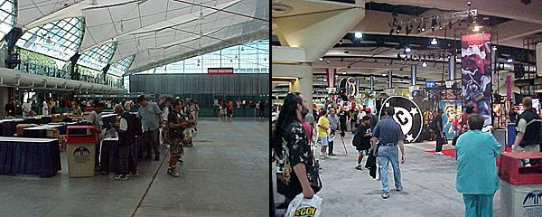 Autograph area & main floor of Con