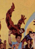 Superhero mural - New York